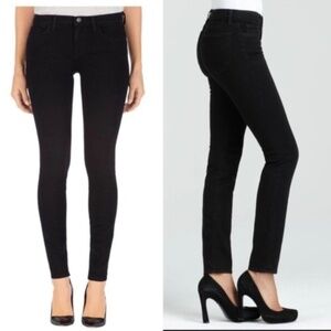 J Brand Shadow skinny leg black jeans Size 28